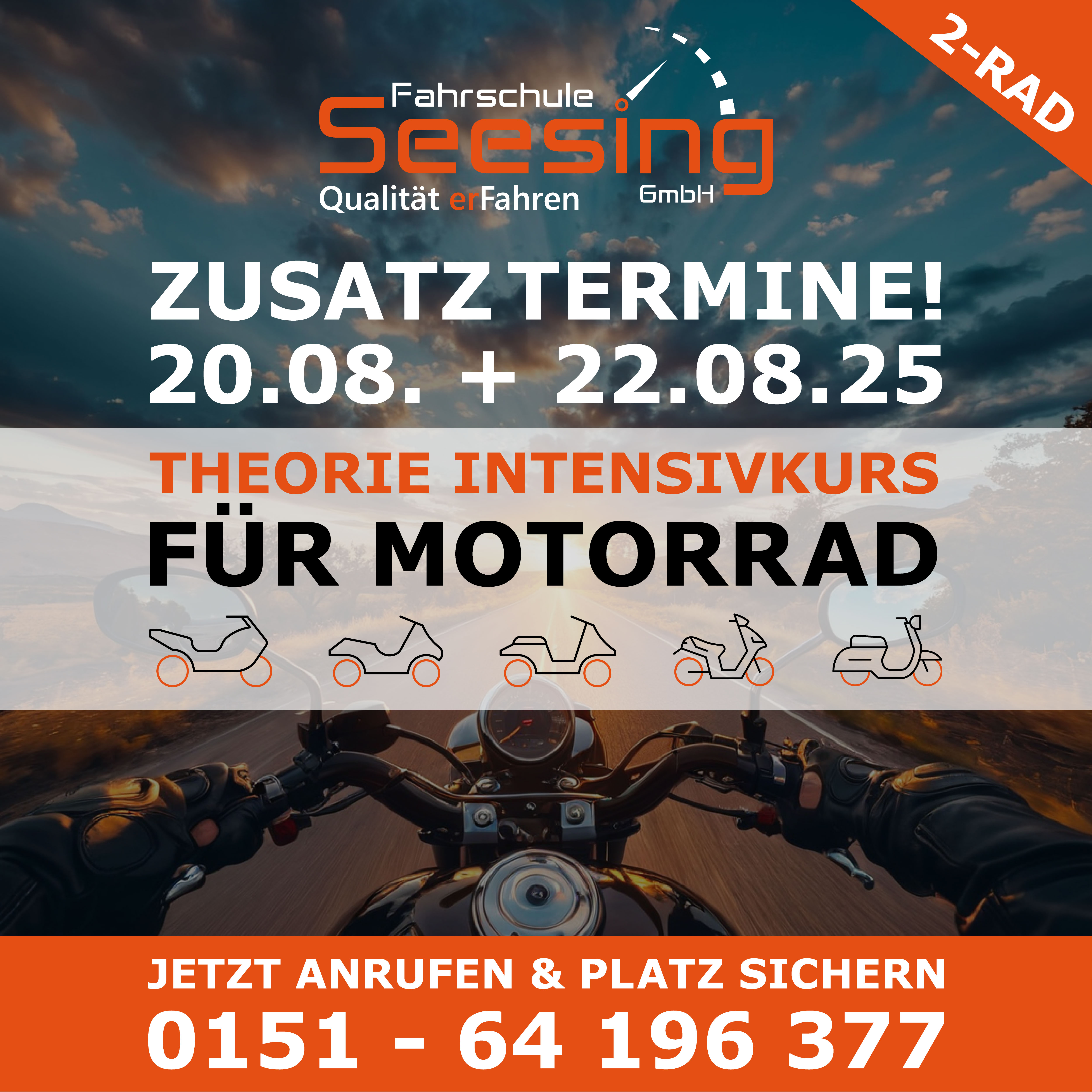 Theorie Intensivkurs Motorad August 2025
