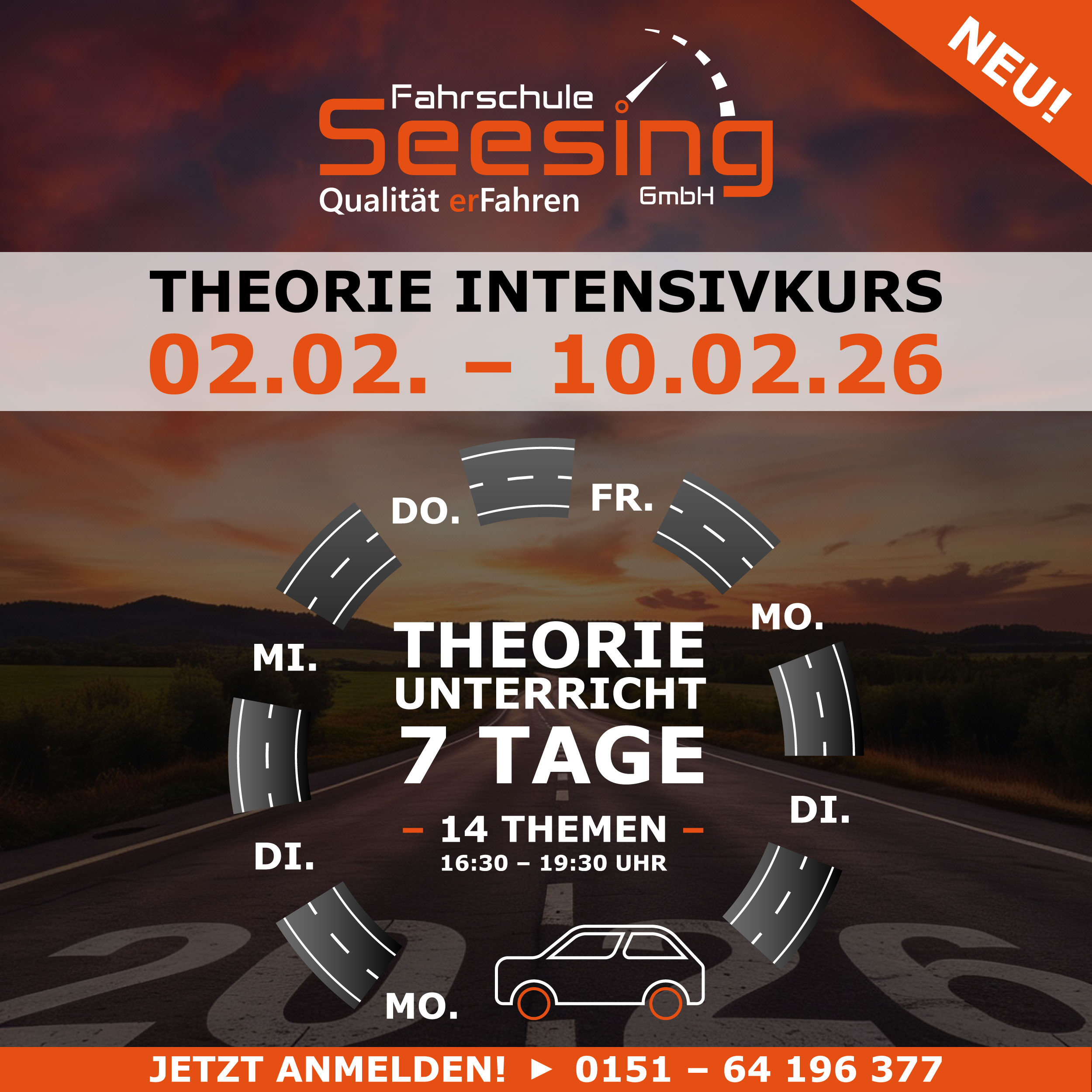 Theorie Intensivkurs PKW Februar 2026